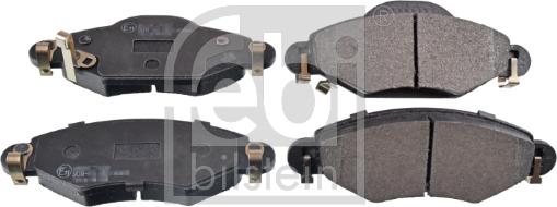 Febi Bilstein 16576 - Bremsbelagsatz, Scheibenbremse alexcarstop-ersatzteile.com