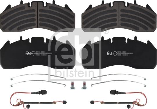 Febi Bilstein 16690 - Bremsbelagsatz, Scheibenbremse alexcarstop-ersatzteile.com