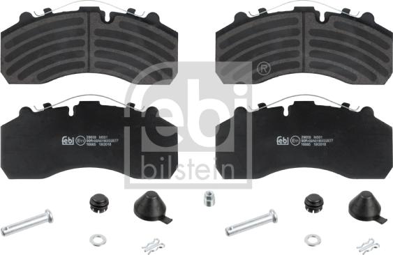 Febi Bilstein 16665 - Bremsbelagsatz, Scheibenbremse alexcarstop-ersatzteile.com