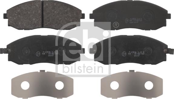 Febi Bilstein 16680 - Bremsbelagsatz, Scheibenbremse alexcarstop-ersatzteile.com