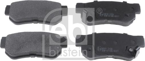 Febi Bilstein 16675 - Bremsbelagsatz, Scheibenbremse alexcarstop-ersatzteile.com