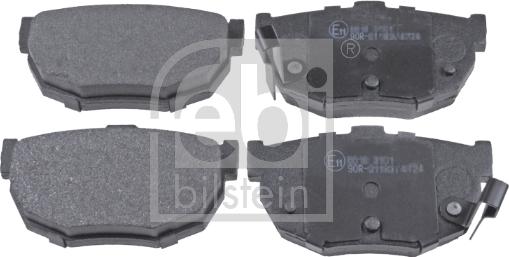 Febi Bilstein 16676 - Bremsbelagsatz, Scheibenbremse alexcarstop-ersatzteile.com