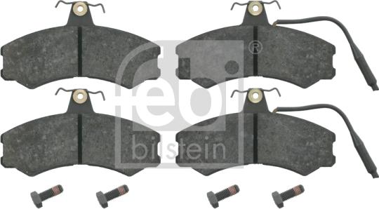 Febi Bilstein 16051 - Bremsbelagsatz, Scheibenbremse alexcarstop-ersatzteile.com