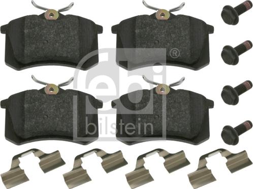 Febi Bilstein 16052 - Bremsbelagsatz, Scheibenbremse alexcarstop-ersatzteile.com