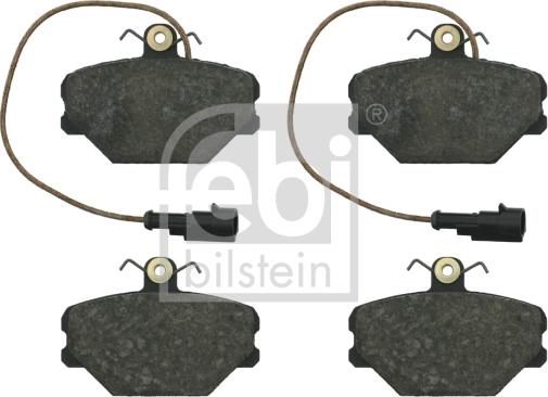 Febi Bilstein 16086 - Bremsbelagsatz, Scheibenbremse alexcarstop-ersatzteile.com