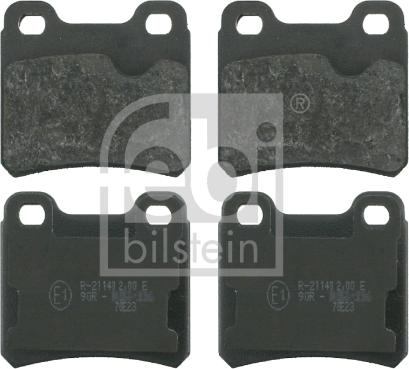 Febi Bilstein 16135 - Bremsbelagsatz, Scheibenbremse alexcarstop-ersatzteile.com