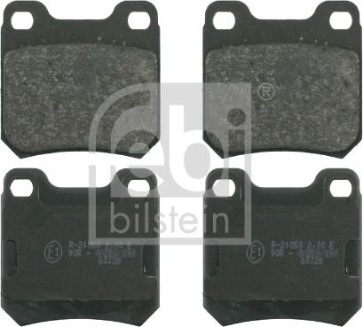 Febi Bilstein 16133 - Bremsbelagsatz, Scheibenbremse alexcarstop-ersatzteile.com