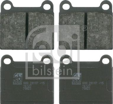 Febi Bilstein 16127 - Bremsbelagsatz, Scheibenbremse alexcarstop-ersatzteile.com