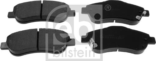 Febi Bilstein 16806 - Bremsbelagsatz, Scheibenbremse alexcarstop-ersatzteile.com