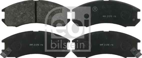 Febi Bilstein 16282 - Bremsbelagsatz, Scheibenbremse alexcarstop-ersatzteile.com