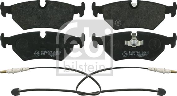 Febi Bilstein 16223 - Bremsbelagsatz, Scheibenbremse alexcarstop-ersatzteile.com