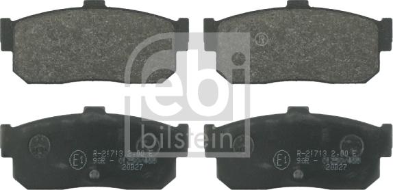 Febi Bilstein 16271 - Bremsbelagsatz, Scheibenbremse alexcarstop-ersatzteile.com