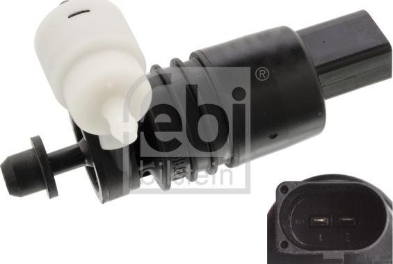 Febi Bilstein 105954 - Waschwasserpumpe, Scheibenreinigung alexcarstop-ersatzteile.com