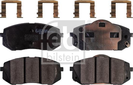 Febi Bilstein 116410 - Bremsbelagsatz, Scheibenbremse alexcarstop-ersatzteile.com