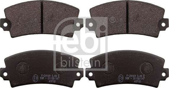 Febi Bilstein 116179 - Bremsbelagsatz, Scheibenbremse alexcarstop-ersatzteile.com