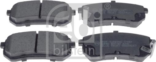 Febi Bilstein 116346 - Bremsbelagsatz, Scheibenbremse alexcarstop-ersatzteile.com