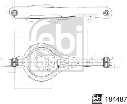 Febi Bilstein 184487 - Lenker, Radaufhängung alexcarstop-ersatzteile.com