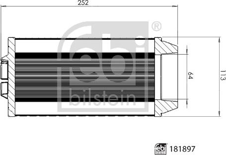 Febi Bilstein 181897 - Luftfilter alexcarstop-ersatzteile.com