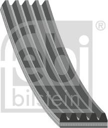 Febi Bilstein 181343 - Keilrippenriemen alexcarstop-ersatzteile.com