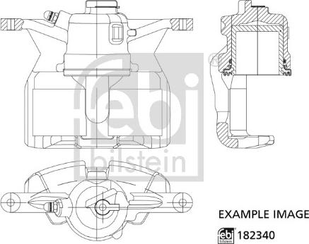 Febi Bilstein 182340 - Bremssattel alexcarstop-ersatzteile.com