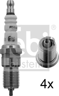 Febi Bilstein 13443 - Zündkerze alexcarstop-ersatzteile.com