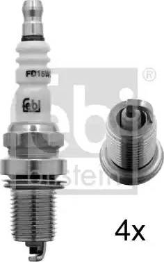 Febi Bilstein 13414 - Zündkerze alexcarstop-ersatzteile.com