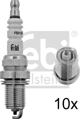 Febi Bilstein 13412 - Zündkerze alexcarstop-ersatzteile.com