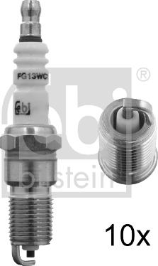 Febi Bilstein 13438 - Zündkerze alexcarstop-ersatzteile.com