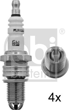 Febi Bilstein 13508 - Zündkerze alexcarstop-ersatzteile.com