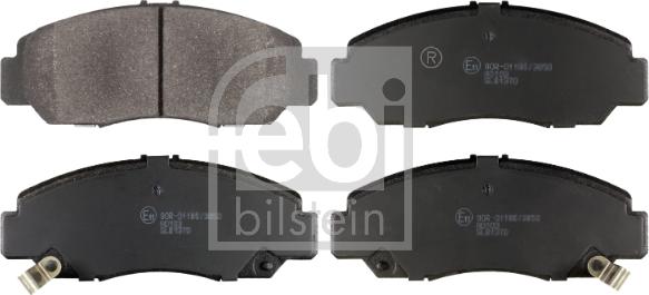 Febi Bilstein 170650 - Bremsbelagsatz, Scheibenbremse alexcarstop-ersatzteile.com