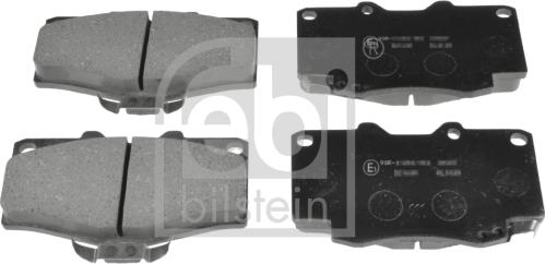 Febi Bilstein 170247 - Bremsbelagsatz, Scheibenbremse alexcarstop-ersatzteile.com