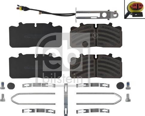 Febi Bilstein 171242 - Bremsbelagsatz, Scheibenbremse alexcarstop-ersatzteile.com