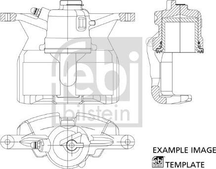 Febi Bilstein 178049 - Bremssattel alexcarstop-ersatzteile.com