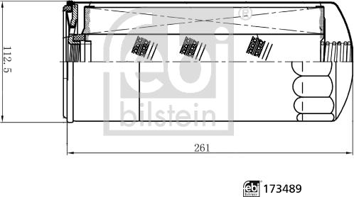 Febi Bilstein 173489 - Ölfilter alexcarstop-ersatzteile.com