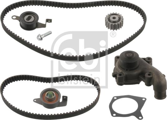 Febi Bilstein 34627 - Wasserpumpe + Zahnriemensatz alexcarstop-ersatzteile.com