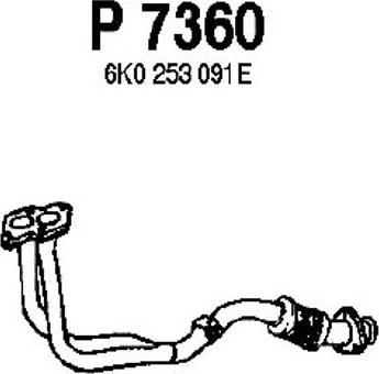 Fenno P7360 - Abgasrohr alexcarstop-ersatzteile.com