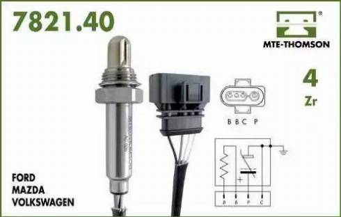 Fenno XL7821.40.072 - Lambdasonde alexcarstop-ersatzteile.com