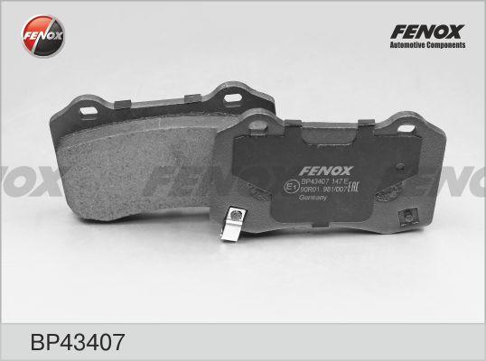 Fenox BP43407 - Bremsbelagsatz, Scheibenbremse alexcarstop-ersatzteile.com