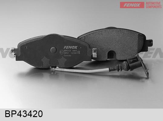 Fenox BP43420 - Bremsbelagsatz, Scheibenbremse alexcarstop-ersatzteile.com