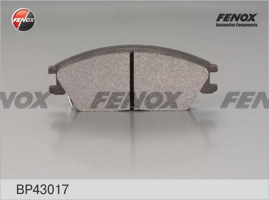 Fenox BP43017 - Bremsbelagsatz, Scheibenbremse alexcarstop-ersatzteile.com