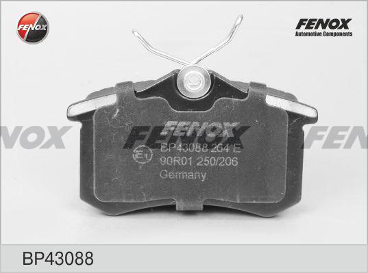 Fenox BP43088 - Bremsbelagsatz, Scheibenbremse alexcarstop-ersatzteile.com