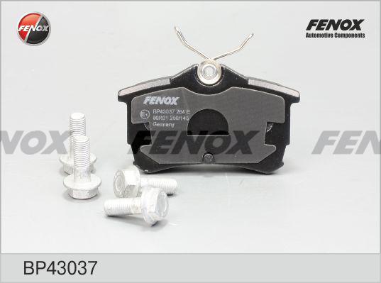 Fenox BP43037 - Bremsbelagsatz, Scheibenbremse alexcarstop-ersatzteile.com