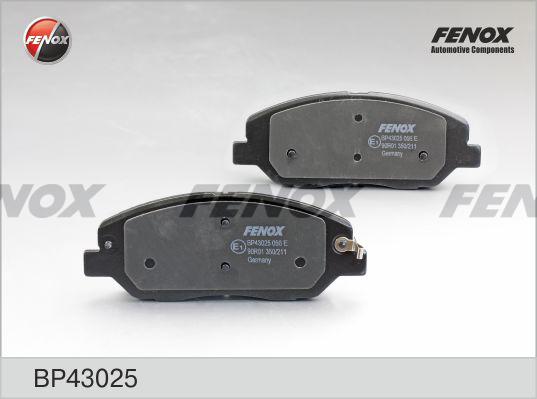 Fenox BP43025 - Bremsbelagsatz, Scheibenbremse alexcarstop-ersatzteile.com