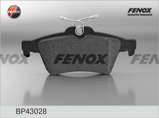 Fenox BP43028 - Bremsbelagsatz, Scheibenbremse alexcarstop-ersatzteile.com