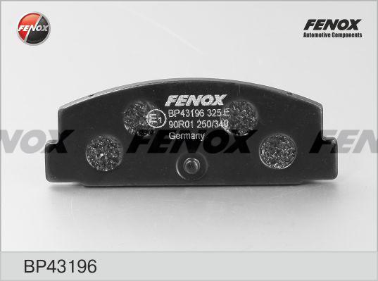 Fenox BP43196 - Bremsbelagsatz, Scheibenbremse alexcarstop-ersatzteile.com