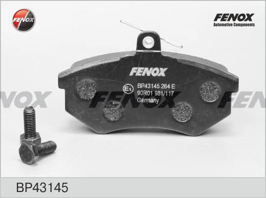 Fenox BP43145 - Bremsbelagsatz, Scheibenbremse alexcarstop-ersatzteile.com