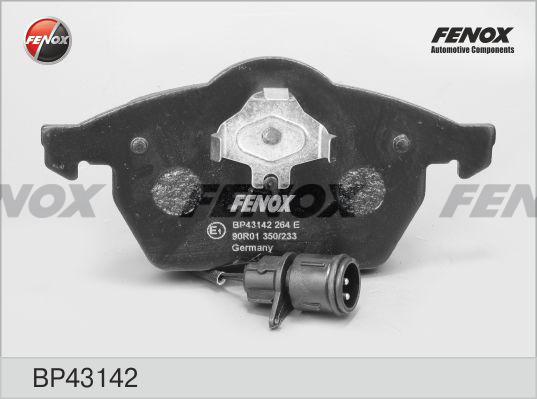 Fenox BP43142 - Bremsbelagsatz, Scheibenbremse alexcarstop-ersatzteile.com