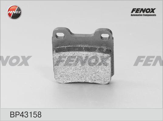 Fenox BP43158 - Bremsbelagsatz, Scheibenbremse alexcarstop-ersatzteile.com