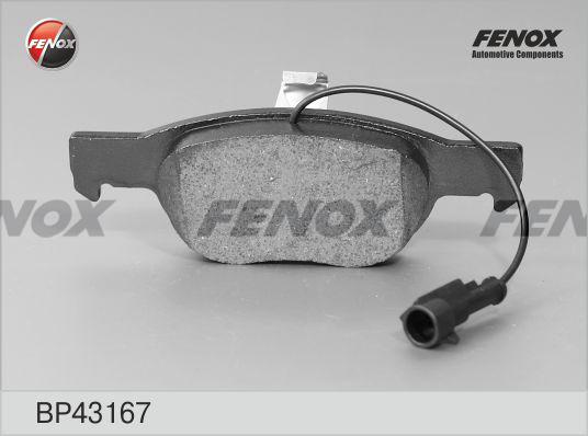 Fenox BP43167 - Bremsbelagsatz, Scheibenbremse alexcarstop-ersatzteile.com