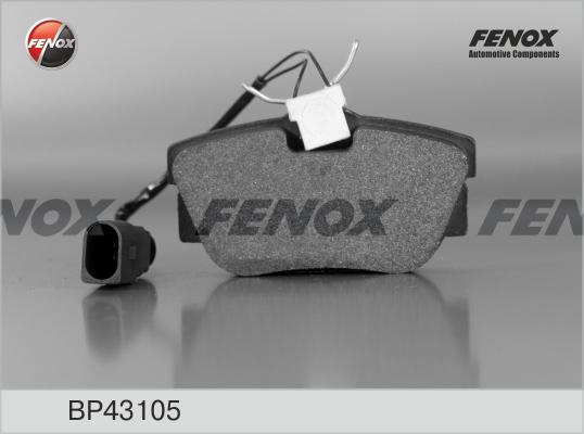 Fenox BP43105 - Bremsbelagsatz, Scheibenbremse alexcarstop-ersatzteile.com